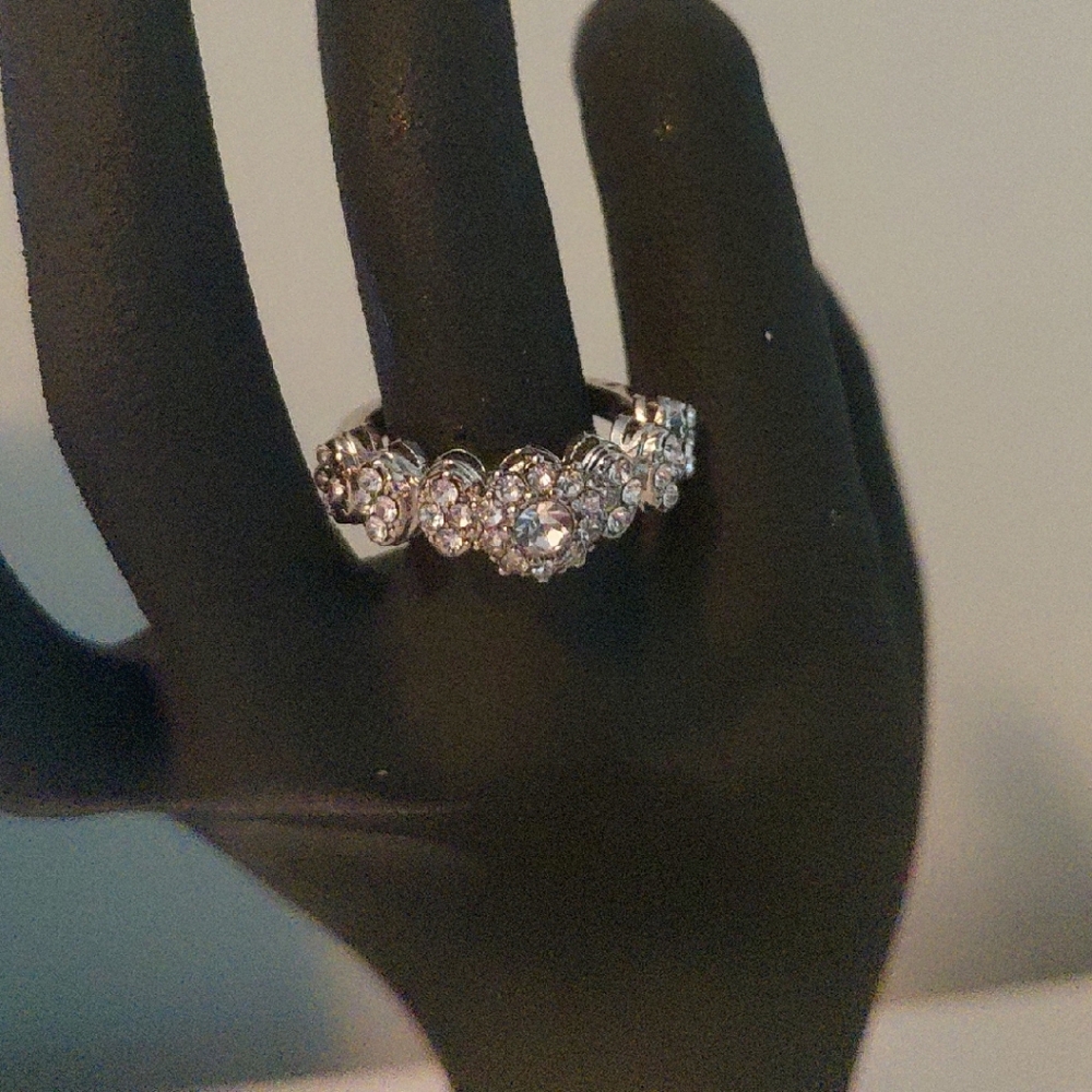 S925 Sterling Silver Elegant Silver Women's Ring - image 1